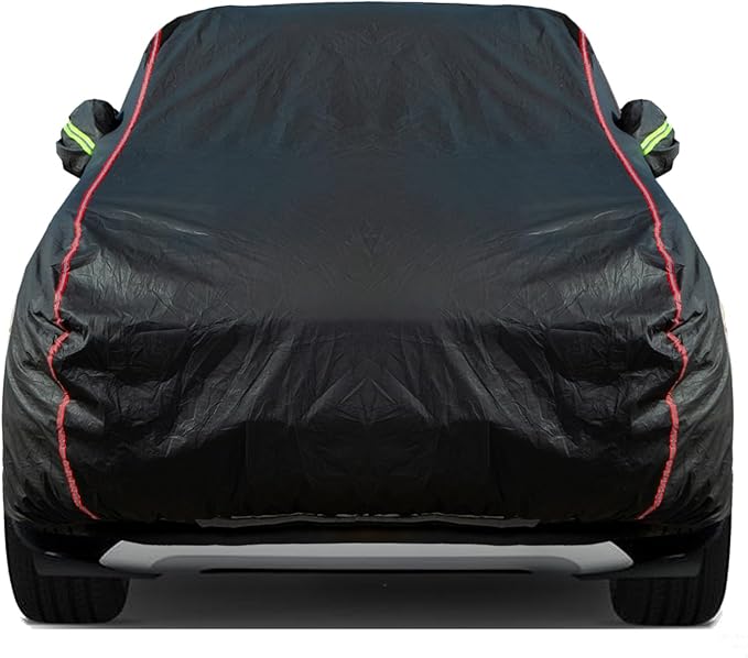Breathable New Material, Waterproof Car Cover, Locks and Zipper Doors, by QUYDDC