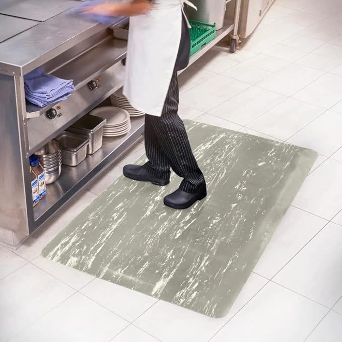 Consolidated Plastics Anti-Fatigue Marble Floor Mat, Commercial Grade Standing - Image 2