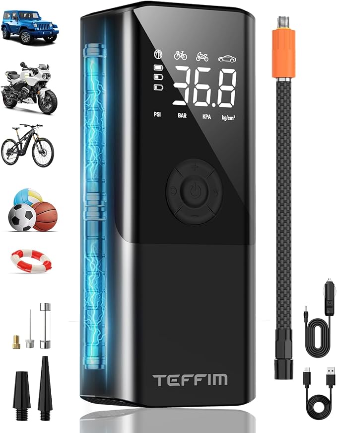Tire Inflator Portable Air Compressor by TeffimforAirPump