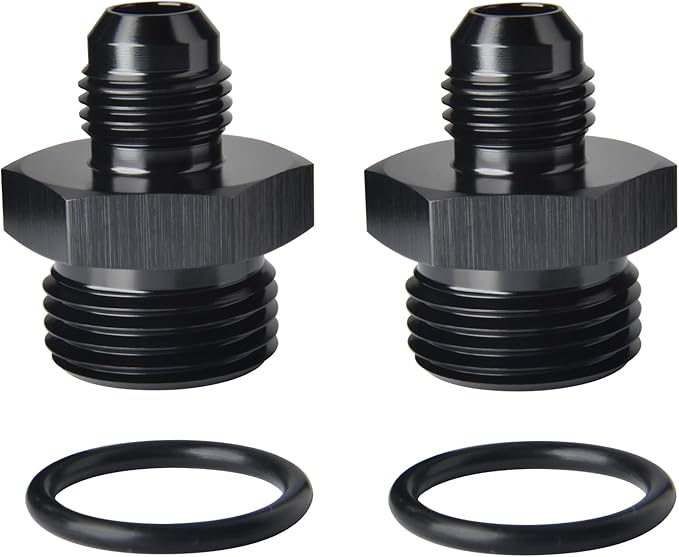 6AN Male Flare to 10AN ORB O-ring Boss Fuel Pump Rail Adapter Fitting Aluminum by Podavelle