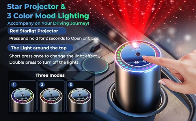 Smart Car Air Fresheners, New Smell Experience Car Freshener Essential Oil - Image 9