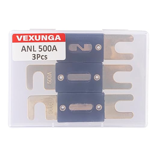 500A ANL Fuse 500 Amp Inline Blade Fuses 32V - Image 5