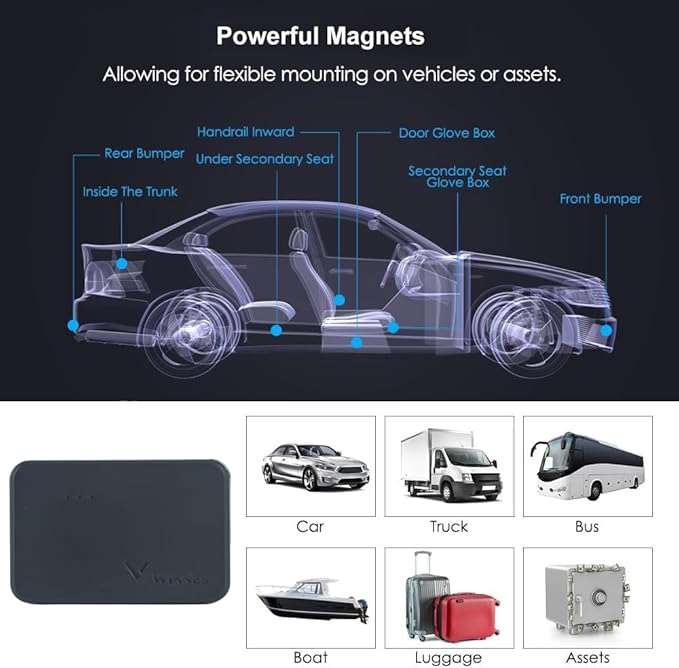 Small GPS Tracker for Vehicles Magnetic 60 Days Long Battery Life, Rastreador - Image 9