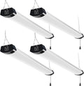 hykolity 120W LED Shop Light Linkable, 5000K 4FT Black Utility Shop Lights by hykolity