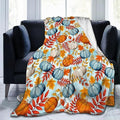 Socira Fall Throw Blanket Pumpkin Blanket Autumn Throws by Socira