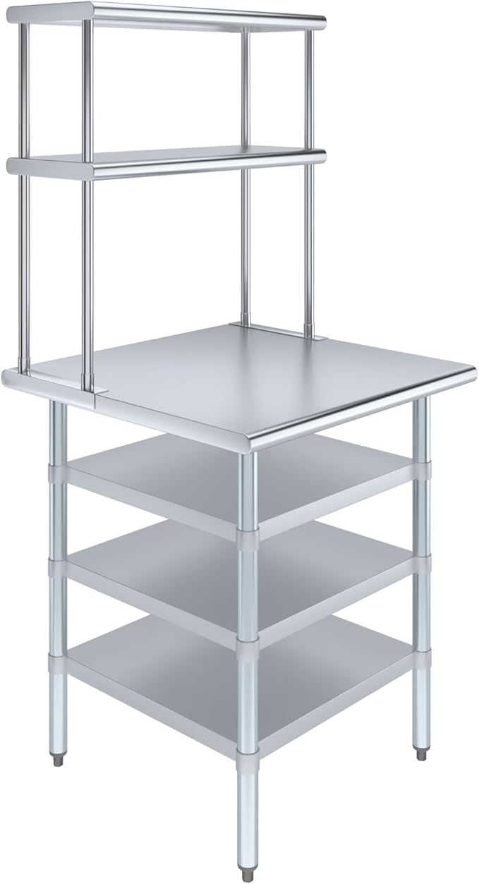 Amgood 30" x 30" Stainless Steel Work Table by AmGood