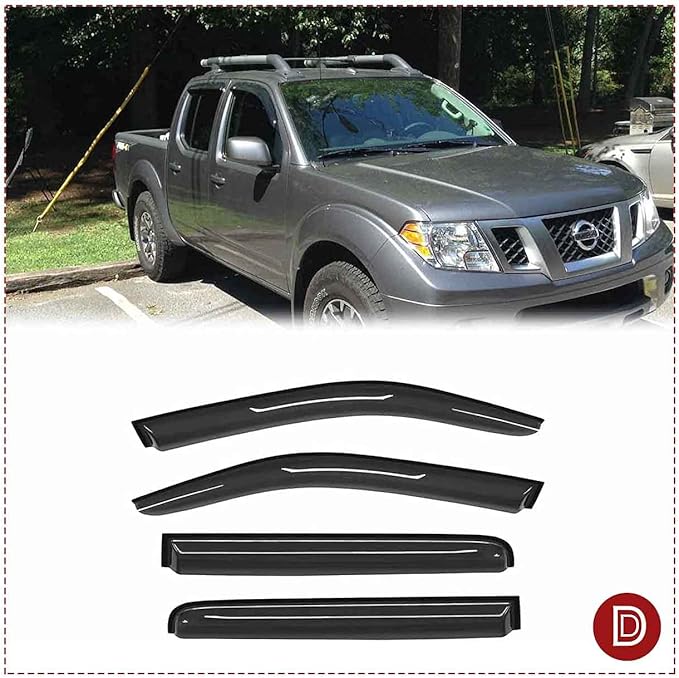 Side Window Deflector Visor fit by Deebior