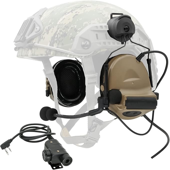 COMTA 2 Helmet-Type Tactical Headset by TSVISIONCORE