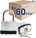 LanuBe Lock Laminated keyed Padlock, keyed Alike Locks, Normal Shackle by LanuBe