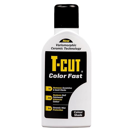 T-Cut White Scratch Remover Color Fast Paintwork Restorer Car Polish, 13 Colors by T-Cut