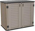 ADDOK 26 Cu.ft Outdoor Storage Shed Multi-Function, Lockable Horizontal Storage by ADDOK