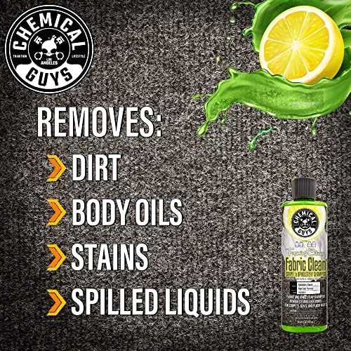 Chemical Guys CWS203 Foaming Citrus Fabric Clean Carpet & Upholstery Cleaner (Car Carpets, Seats & Floor Mats), Safe for Cars, Home, Office, & More, 128 fl oz (1 Gallon), Citrus Scent