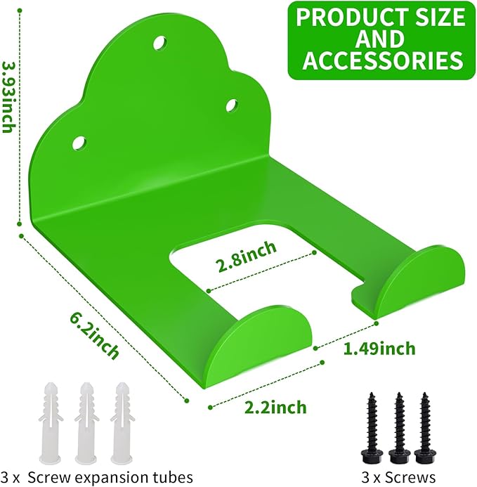 Trimmer Rack Wall Mount, Heavy Duty Weed Eater Hanger - Image 3