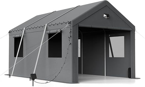 10x16 Carport Canopy, Heavy Duty Car Port, Portable Car Ports Garage by BENASS