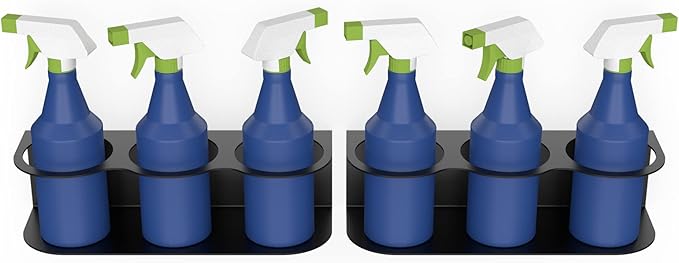 Koova 6 All-Purpose Spray Bottle Holder | Easy Install Wall Mount Hardware - Image 6