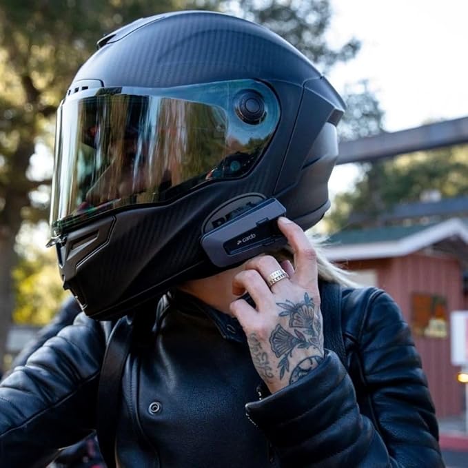 Cardo PACKTALK Edge Motorcycle Bluetooth Communication System Headset Intercom - Image 5