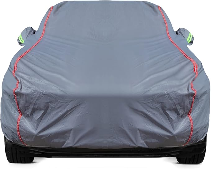 Breathable New Material, Waterproof Car Cover, Locks and Zipper Doors, by QUYDDC