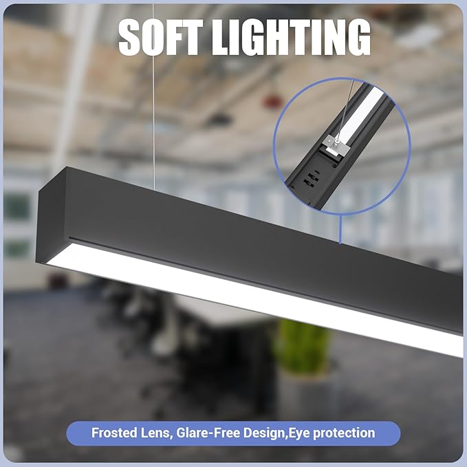 8FT LED Linear Lights 100/90/80/70/60W Up and Down Light, 3000K/4000K/5000K 8 - Image 8