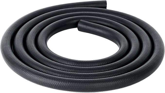 LokoCar Rubber Fuel Hose Line Push Lock 3/8" ID SAE 30R7 NBR 10ft 300PSI Black by GetToKnowEachOther
