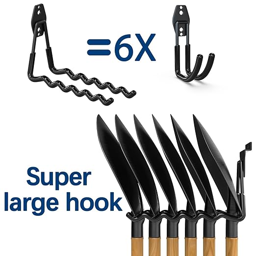 3-H Garage Wall Hooks 42 Pack, Heavy Duty Garage Hooks - Image 3