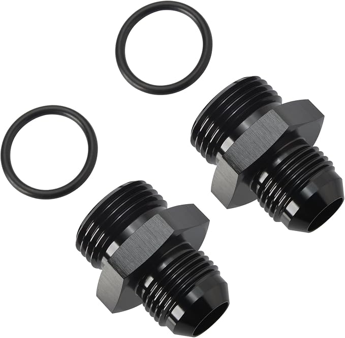 10AN Male Flare to 12AN ORB O-ring Boss Fuel Pump Rail Adapter Fitting Aluminum - Image 3