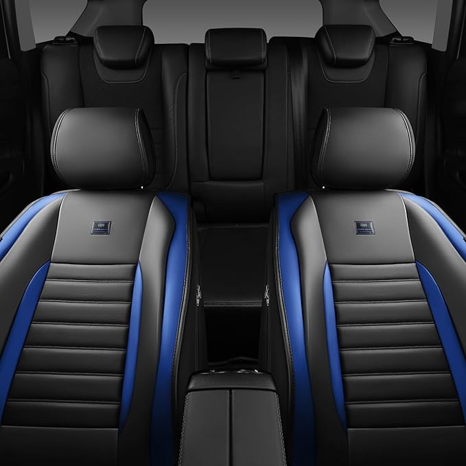 CAR PASS Nappa Leather Car Seat Covers Front Seats, Luxury Seat Protector - Image 5