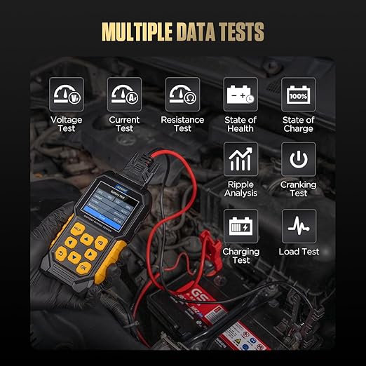 Car Battery Tester 24V 12V Load Tester, Digital Auto Battery Analyzer, 30-2000 - Image 3