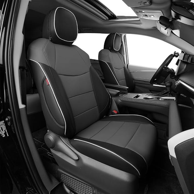 EKR Sienna Seat Covers for 2021-2025 Toyota Sienna XLE, 7 Seats, 2nd Row by EKR