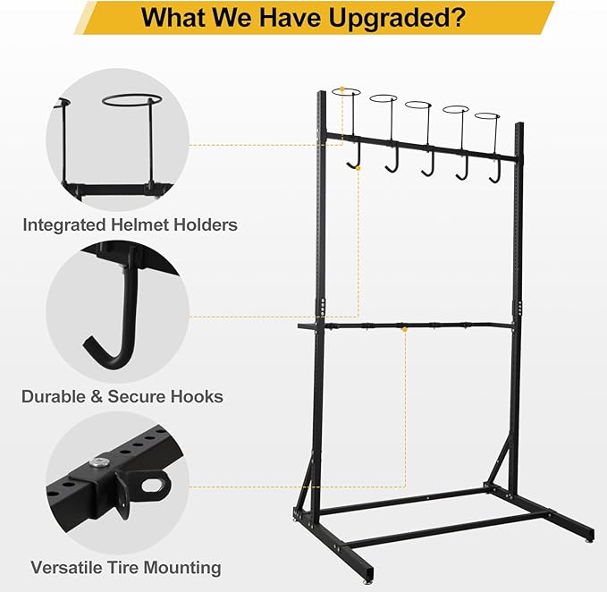Upgraded Freestanding Bike Rack Storage - Image 3