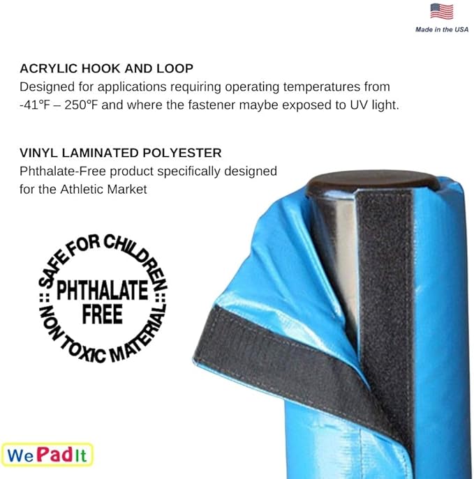 Safety Pole Pad, 4 FT Tall, 1” Thick Foam, Weatherproof, UV-Resistant, - Image 9