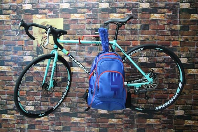 Dirza Bike Wall Mount Bike Hanger 2 Pack Foldable Bicycle Storage Horizontal - Image 6