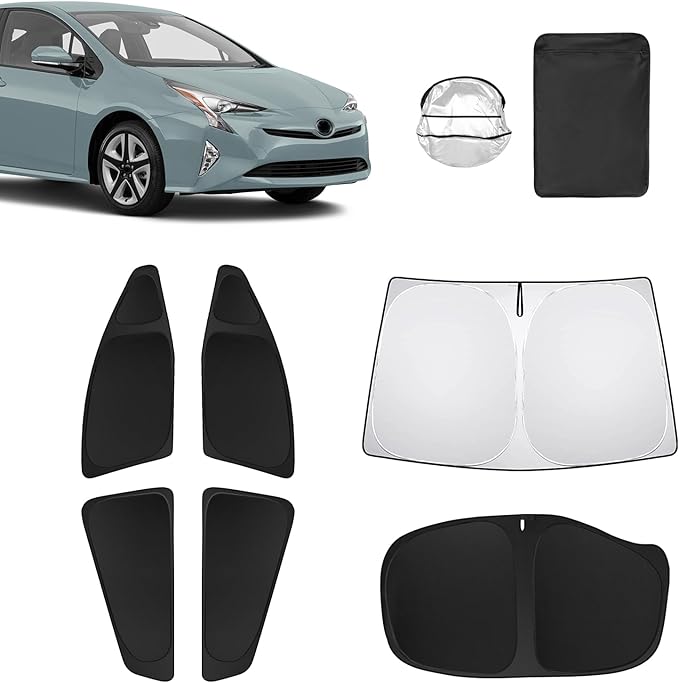 6pcs Car Window Shades for Toyota Prius Hatchback 2016-2022 Accessories by Unknown