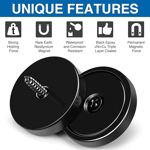 LOVIMAG Magnets, 110lb+ Waterproof Super Strong Neodymium Magnet - Image 4