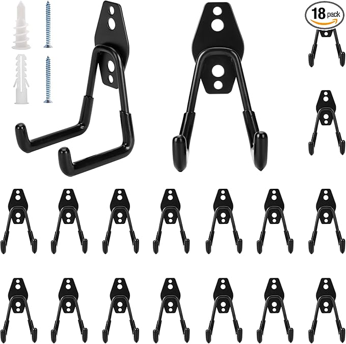 18 Pack Garage Hooks Heavy Duty by BuildSuperHomeByYourself