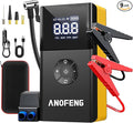 Portable Car Jump Starter with Air Compressor, 4000A 150PSI 12V Car Battery by ANOFENG