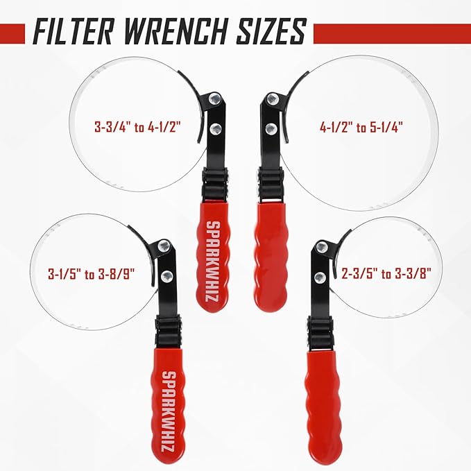 Oil Filter Wrench Set, Oil Filter Removal Tool 2-3/4" - Image 6