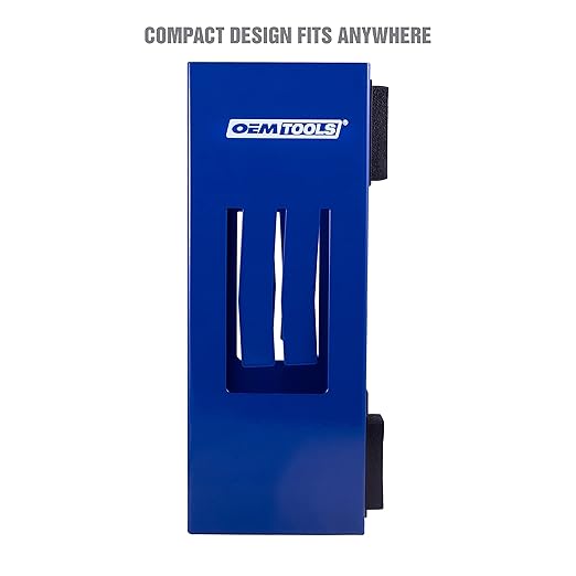 OEMTOOLS 23124 Blue Magnetic Glove Dispenser, Disposable Gloves Box Holder - Image 4