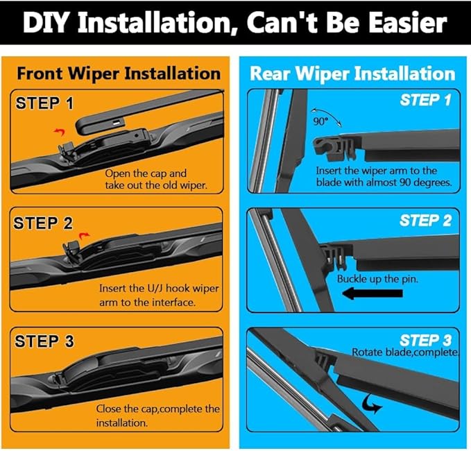 AUTOBOO 24"+20" Windshield Wipers - Image 8
