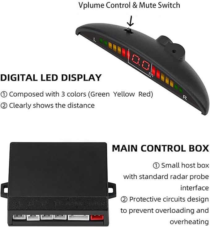 Parking Sensor Kit Backup Sensor Kit Reverse Sensor - Image 7