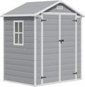 Greesum Outdoor Storage Shed 6X4FT All-Weather Resin Tool Room by BuynowfromGreesum