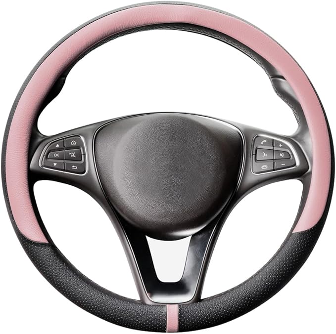 COFIT Breathable Car Steering Wheel Cover 16 inch Auto Universal Leather Wrap by COFIT
