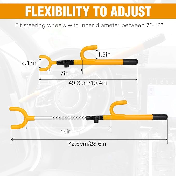 Car Steering Wheel Lock Anti-Theft Device - Image 5