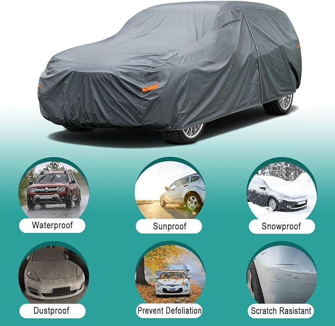 Premium Car Cover Custom Fit Chevrolet Tahoe, 16 Layers Heavy Duty Car Cover - Image 4