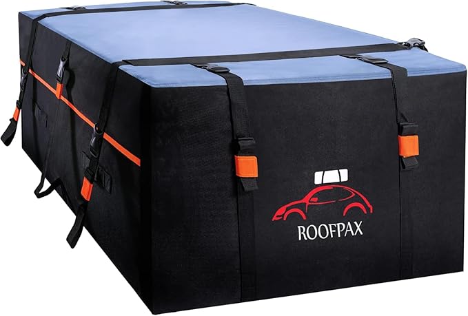 RoofPax Waterproof 19 Cubic Feet Rooftop Cargo Carrier Bag – Heavy Duty Car by RoofPax