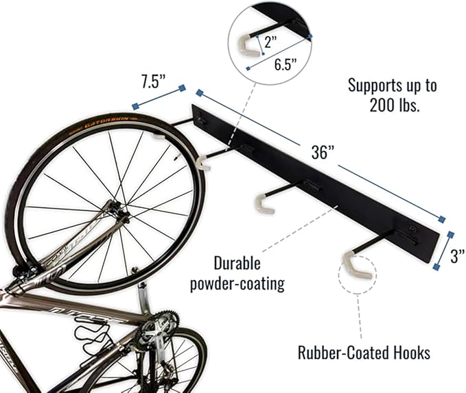 4 Bike Rack for Garage - Image 3