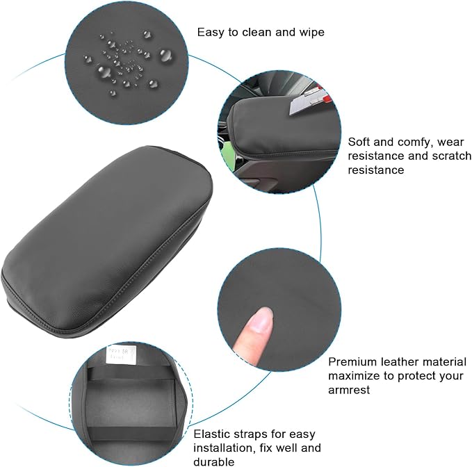 SXCY for 2022-2025 Grand Cherokee Armrest Cover for Jeep Grand Cherokee 2025 - Image 5
