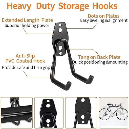 3-H Heavy Duty Garage Hooks - Image 7