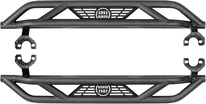 u-Box JK 2-Door Side Steps Running Boards, Drop Tubular Nerf Step Bars - Image 8