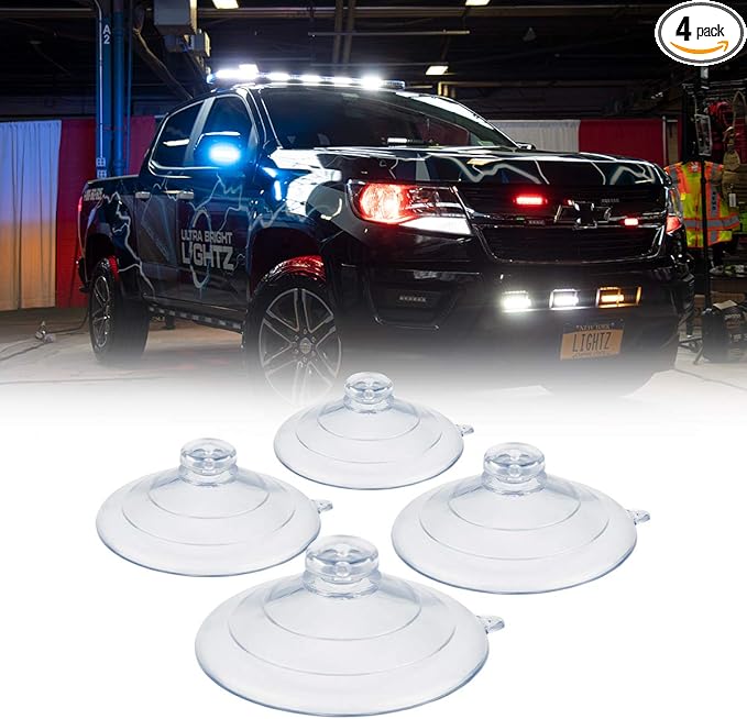 Ultra Bright Lightz Large Replacement Suction Cups | Dash Light Stick Light by UltraBrightLightz