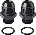 12AN Male Flare to 10AN ORB O-ring Boss Fuel Pump Rail Adapter Fitting Aluminum by Podavelle